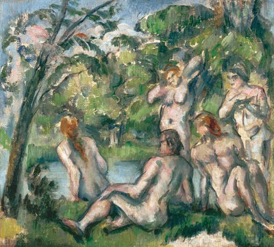 セザンヌ、ポール（1839-1906）の「水浴」。 作： Paul Cézanne