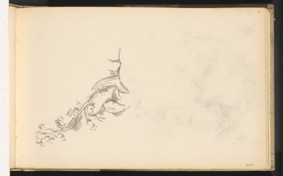 花の枝 作： Paul Cézanne