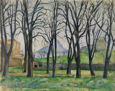 Jas deBouffanの栗の木 作： Paul Cézanne