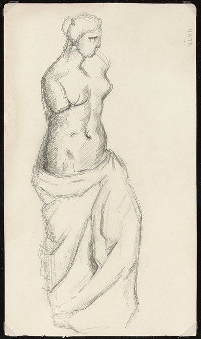 古代から：ミロのヴィーナス、1872-73年頃 作： Paul Cézanne