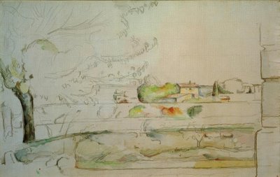 ベルビュー平野 作： Paul Cézanne