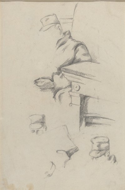 アーティストの父 [裏面] 作： Paul Cézanne
