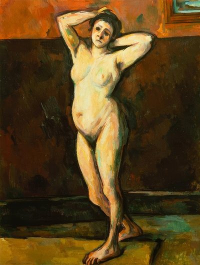 立っている裸の女性 作： Paul Cézanne