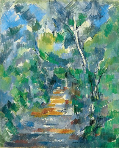森のシーン（マスジョリーからシャトーノワールへの道） 作： Paul Cézanne