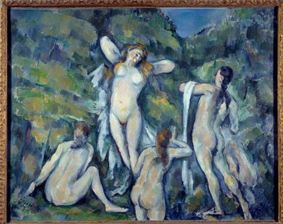 4人の水浴者の絵 ポール・セザンヌ（1839-1906） 1888年 コペンハーゲン、カールバーグ・グリプトテク 作： Paul Cézanne