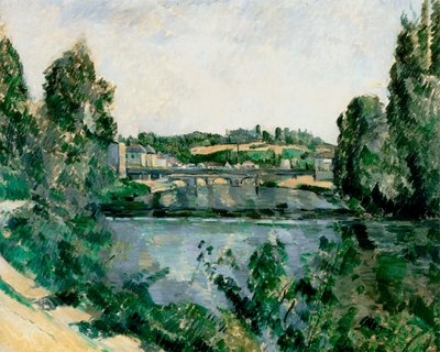 フランス語：Le Pont et le déversoir à Pontoise ポントワーズの橋とダム (Le Pont et le déversoir à Pontoise) 作： ポール・セザンヌ
