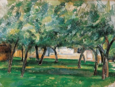 ノルマンディーのホームステッド。 1885-86年頃 作： Paul Cézanne