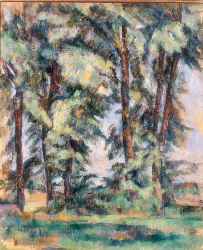 ジャドブファンの大きな木 作： Paul Cézanne