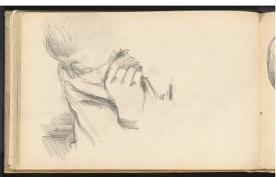 男の子の手と肩 作： Paul Cézanne