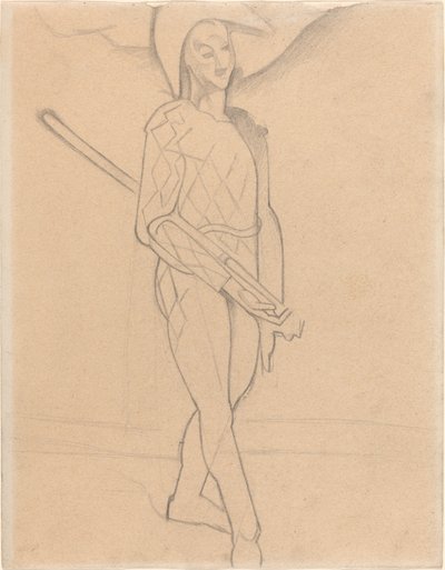 ハーレクイン、1916年。 作： Paul Cézanne