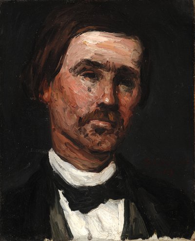男性の頭 作： Paul Cézanne