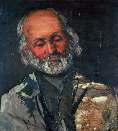 老人の頭、1866年頃 作： Paul Cézanne