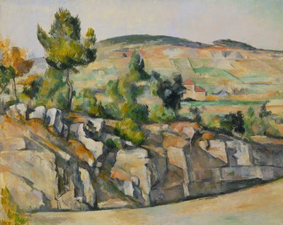 プロヴァンスの丘の中腹、1886-90年頃 作： Paul Cézanne
