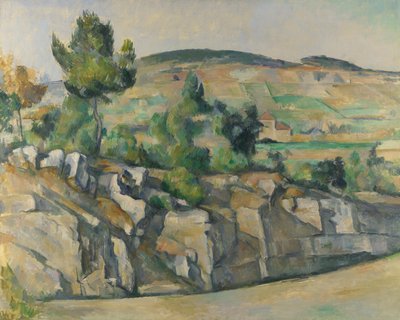プロヴァンスの丘の中腹、c。 1890 作： Paul Cézanne