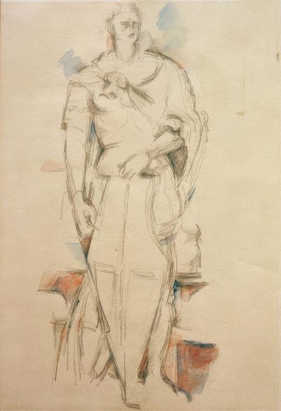 ドナテッロ後のセントジョージ 作： Paul Cézanne