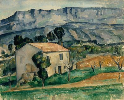 プロヴァンスの家、1886-1890 作： Paul Cézanne