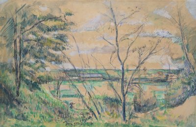 1878～80年、オワーズ渓谷にて。 作： Paul Cézanne