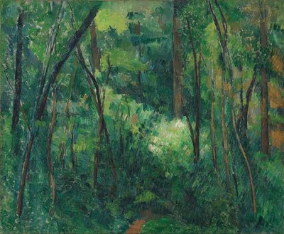 森の内部 作： Paul Cézanne