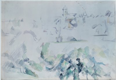 教会と木々 作： Paul Cézanne