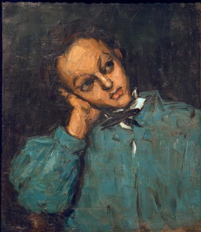 腕を支えられた少年 作： Paul Cézanne