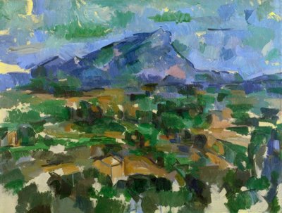 サントヴィクトワール山 作： Paul Cézanne