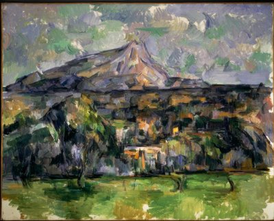 サントヴィクトワール山 作： Paul Cézanne