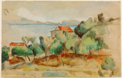 レスタク湾 作： Paul Cézanne