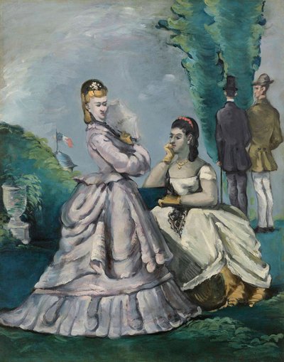 ラ会話、1870-1871。 作： Paul Cézanne