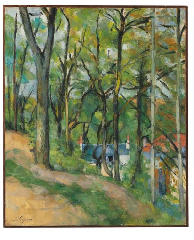ポントワーズのコートサンドニ、1877年頃 作： Paul Cézanne