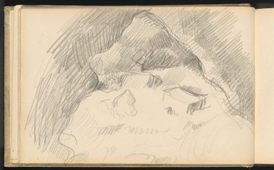 洞窟の中から見た風景 作： Paul Cézanne