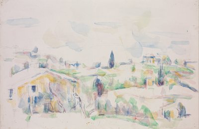 プロヴァンスの風景 作： Paul Cézanne