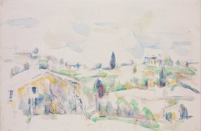 プロヴァンスの風景 作： Paul Cézanne