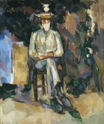庭師バリエ（DerGärtnerVallier）。 1906 作： Paul Cézanne