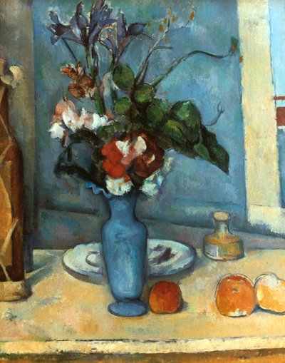 青い花瓶、1889-1890 作： Paul Cézanne