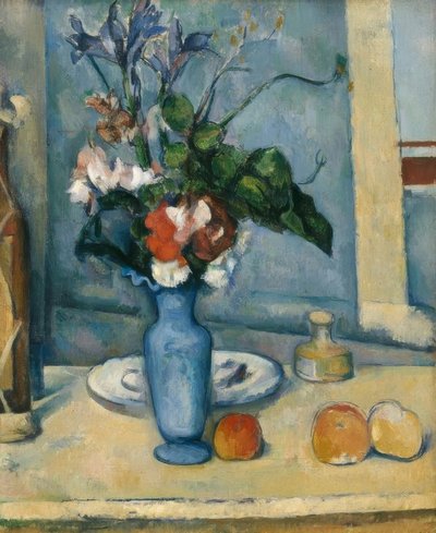 青い花瓶 作： Paul Cézanne