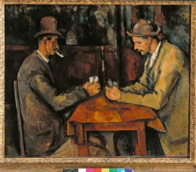 カードプレイヤー 作： Paul Cézanne