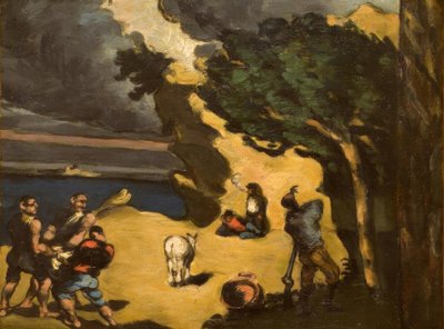 ロバ泥棒 作： Paul Cézanne