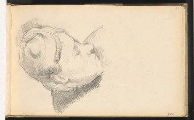 頭を下げるセザンヌ夫人 作： Paul Cézanne