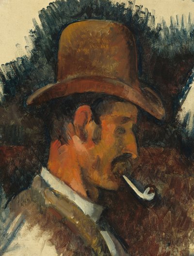 パイプを持つ男 作： Paul Cézanne