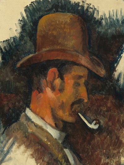 パイプを持つ男、18921896。 作： Paul Cézanne