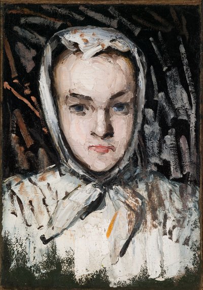 マリー・セザンヌ、芸術家の妹（右）、芸術家の母（裏） 作： Paul Cézanne
