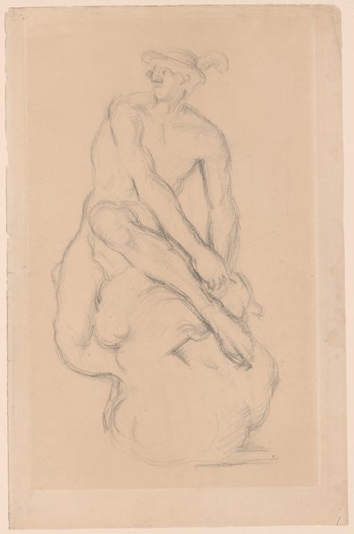 マーキュリー（ピガールの後） 作： Paul Cézanne