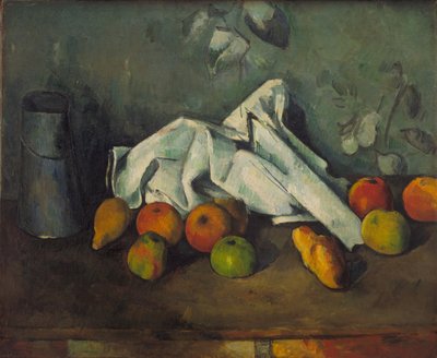 ミルク缶とりんご、1879-1880 作： Paul Cézanne