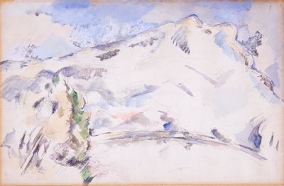 モン サント ヴィクトワール (サント ヴィクトワール山) 作： Paul Cézanne
