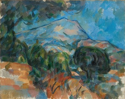 サントヴィクトワール山。ええと1904 作： Paul Cézanne
