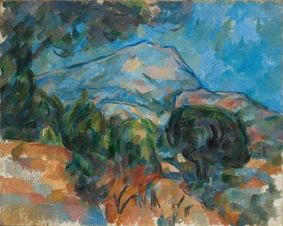 サントヴィクトワール山、c。 1904。 作： Paul Cézanne