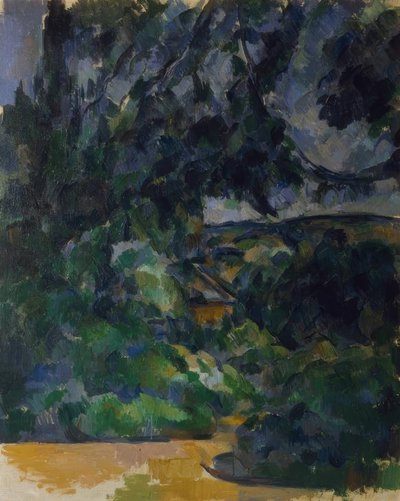 青い風景 作： Paul Cézanne