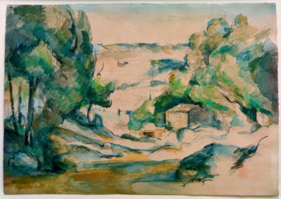 プロヴァンスの風景 作： Paul Cézanne