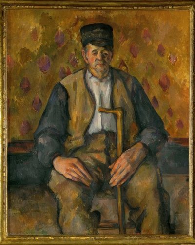 着席農民 作： Paul Cézanne