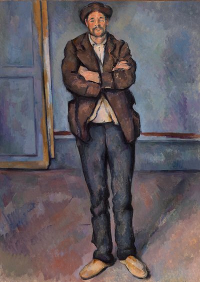 腕を組んで立つ農民 作： Paul Cézanne